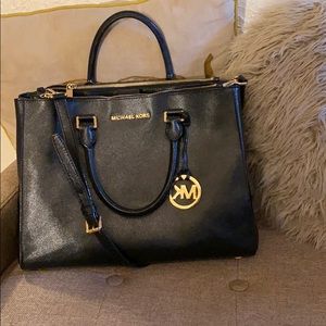 Michael Kors Pebbled Leather Sutton Crossbody Bag